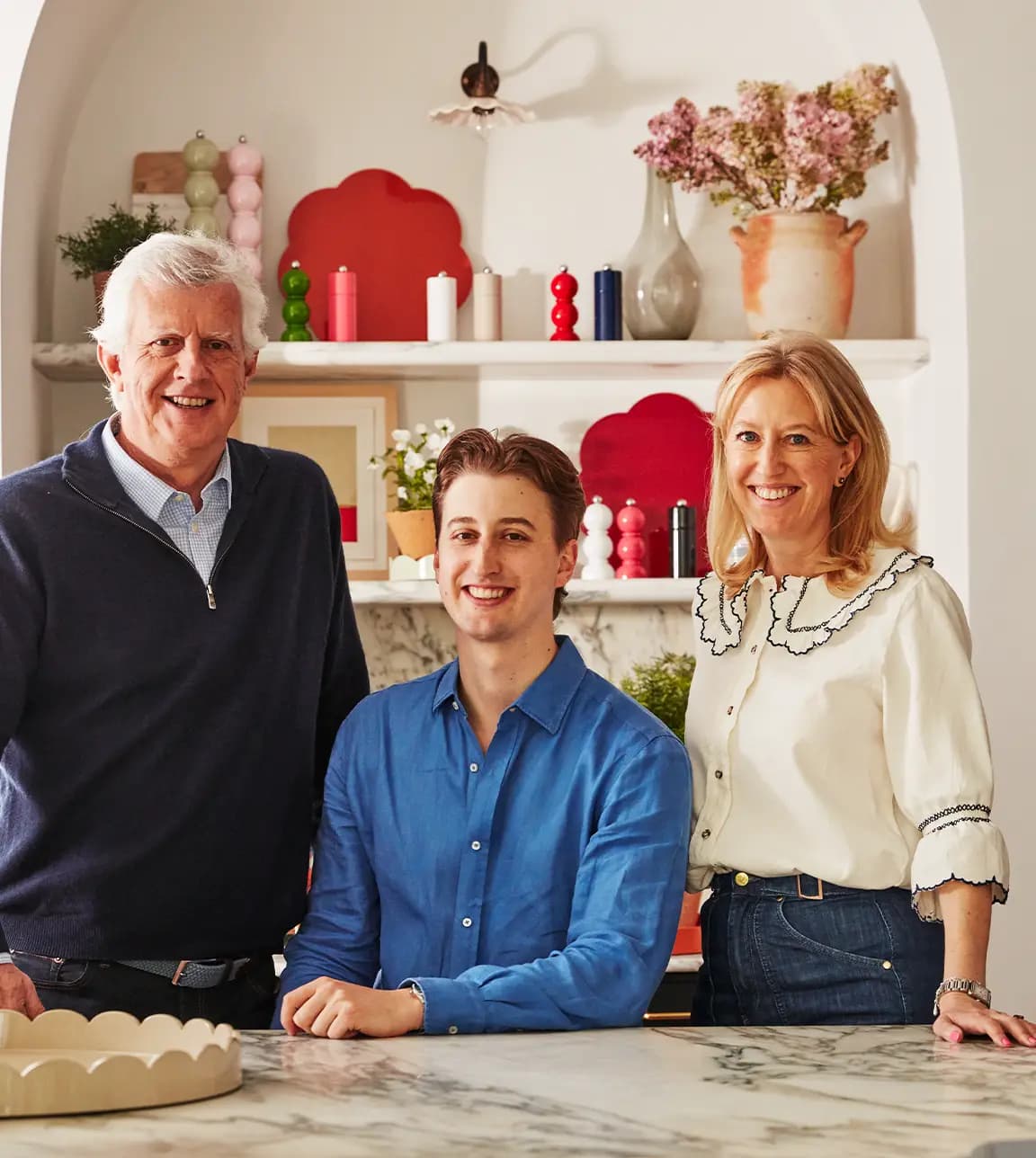 The owners of a family business, Addison Ross