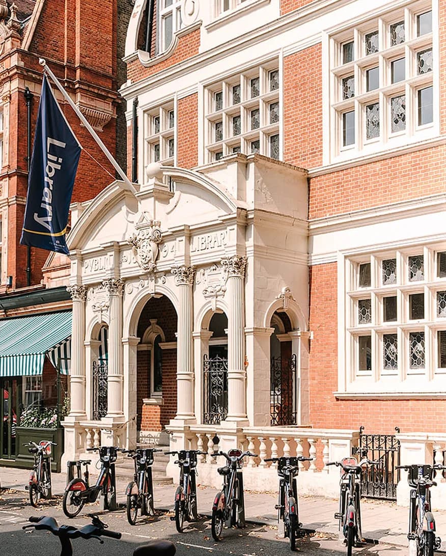 Entry to the Mayfair Library