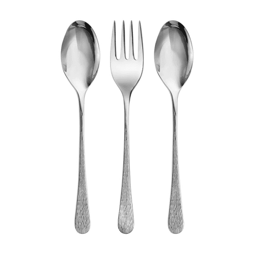 Image showing the Skye 3 Piece Serving Set, Stainless Steel product.