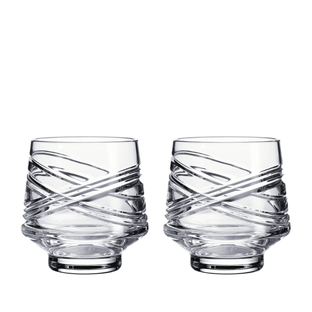 Aran Set of 2 Tumblers, 285ml, Clear