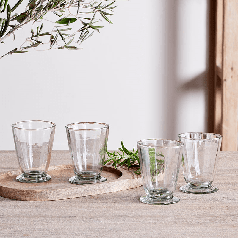 Minati Set of 4 Tumblers, Clear