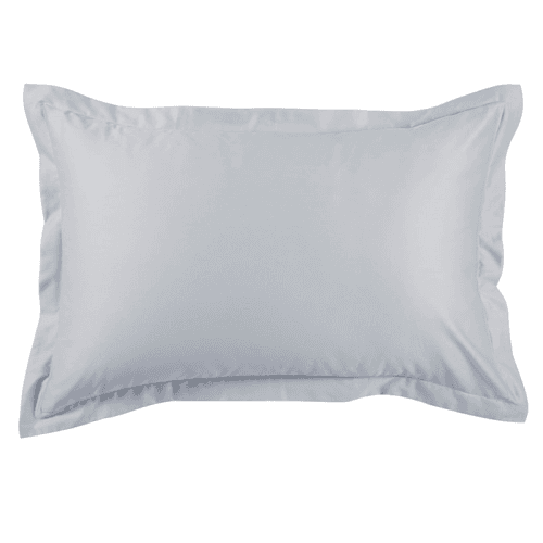 Image showing the Sateen Pair of Oxford Pillowcases, Platinum product.