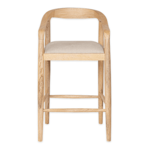 Image showing the Anbu Acacia Counter Chair product.