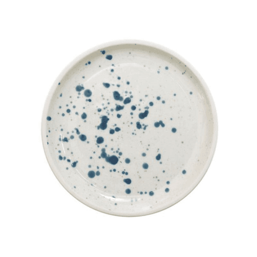 Image showing the Studio Dessert Plate, D19cm, Splatter Blue product.