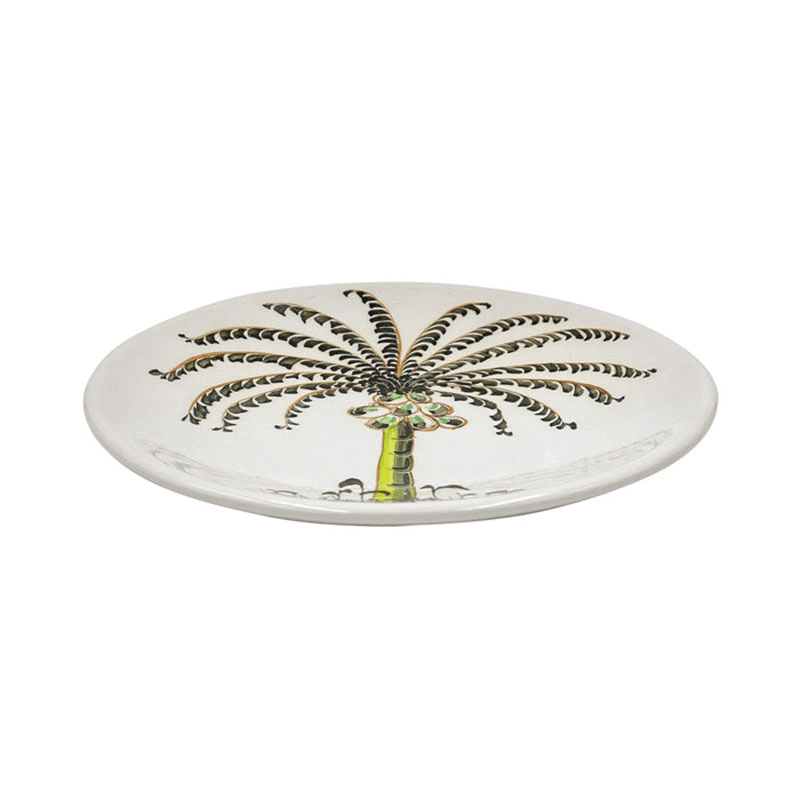 Palm Dinner Plate, D26cm, Multi