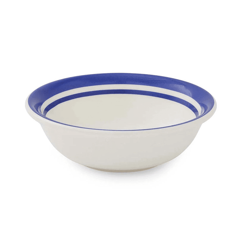 Potter's Stripe Set of 4 Bowls, Blue