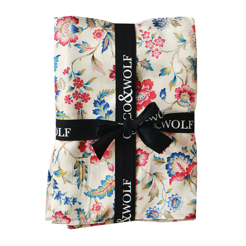 Eva Belle Pair of Silk Pillowcases, Single, Natural