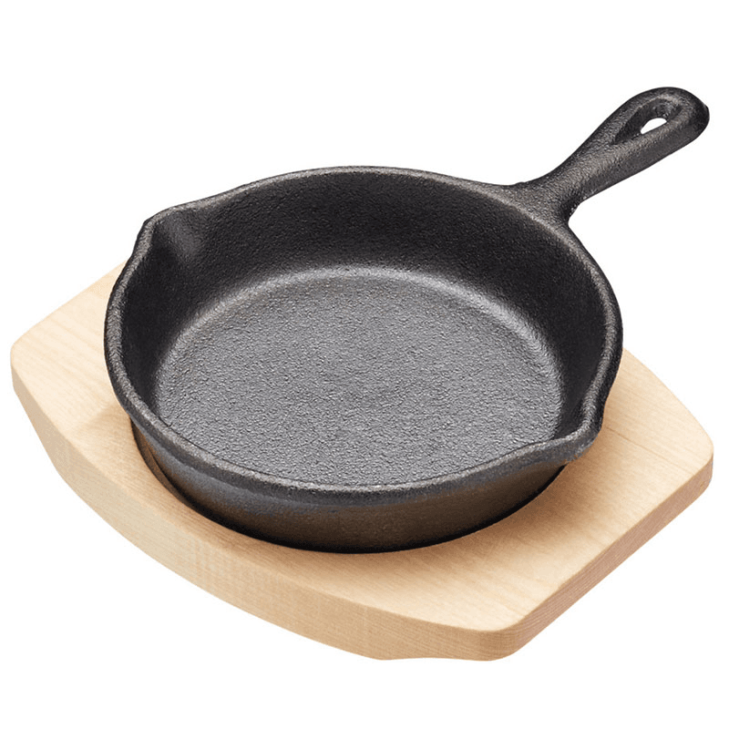Mini frying pan, 11.5 x 16cm, Cast Iron