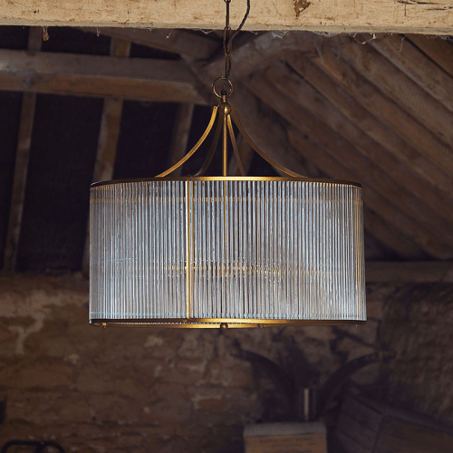 Image showing the Artemis Circular Chandelier, Antique Brass product.