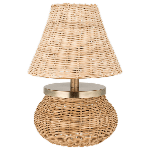 Image showing the Cija Rattan Table Lamp, Natural product.