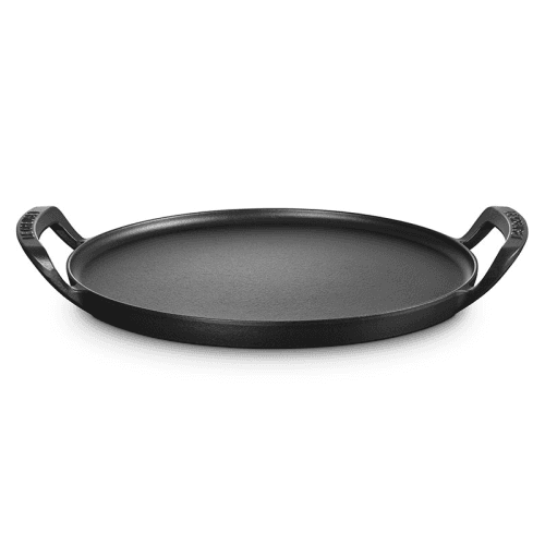 Image showing the BBQ Round Pizza Pan, Satin Black product.