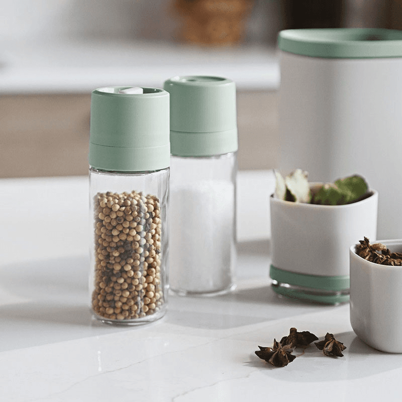 Leo Balance 2 Piece Grinder & Shaker Set, Mint