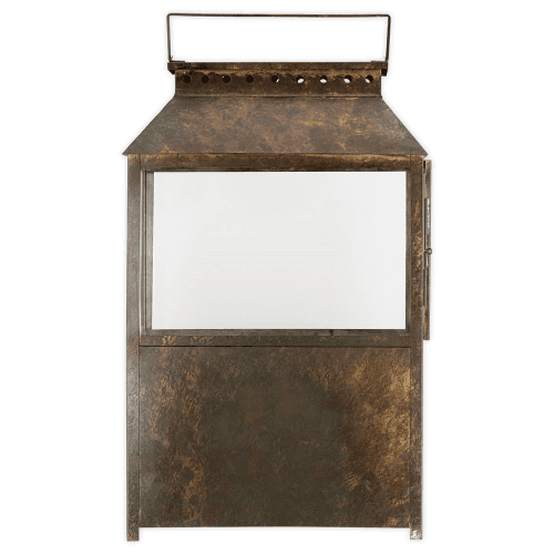 Image showing the Akoko Patina Wide Lantern product.