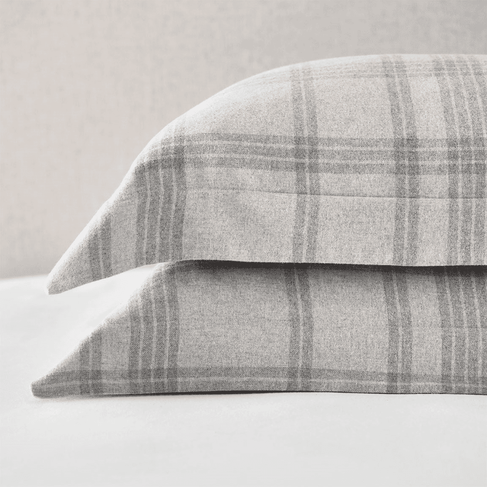 Arno Oxford Pillowcase, Grey