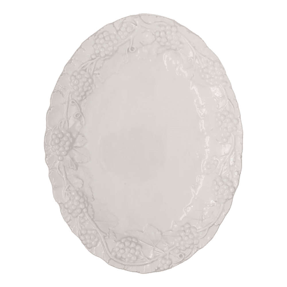 Tutti Fruitti Serving Dish, Bianco