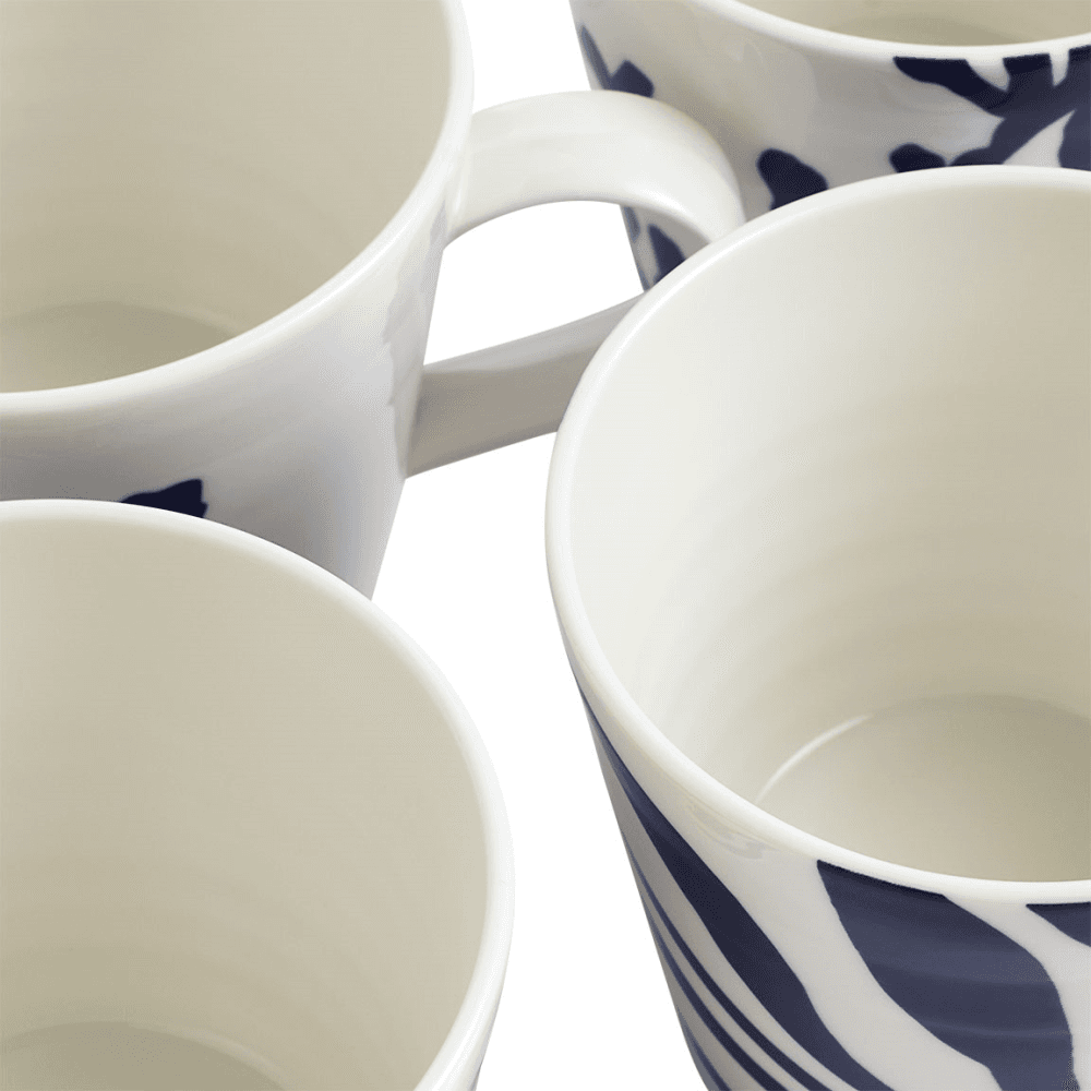 Pacific Set of 4 Mugs, Blue