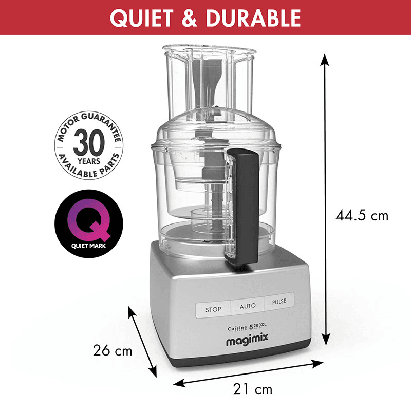 5200 XL Premium Food Processor 18714, Satin