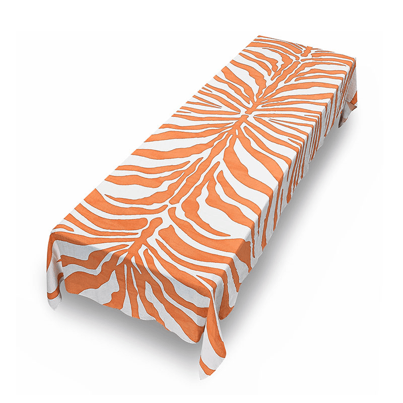 Zebra Linen Tablecloth