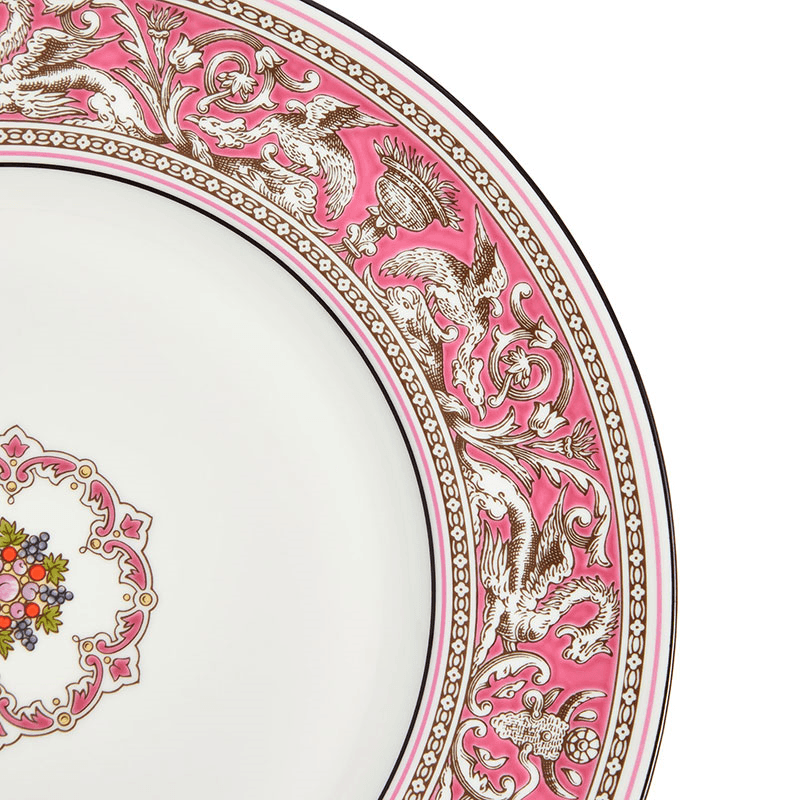 Florentine Plate, D27.3cm, Fuchsia