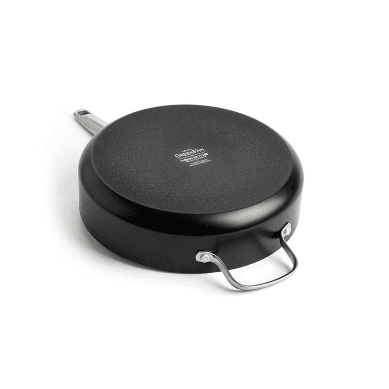 Copenhagen Non-Stick Skillet with Lid, 24, Black