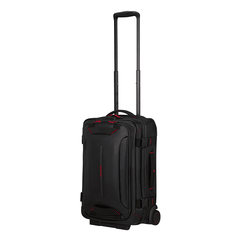 Ecodiver Duffle with Wheels, H55 x L35 x W23cm, Black