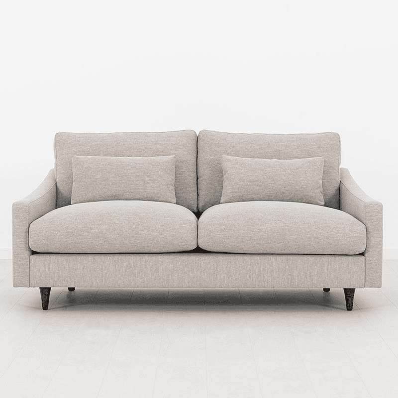 Model 07 Linen 2 Seater Sofa, Pumice