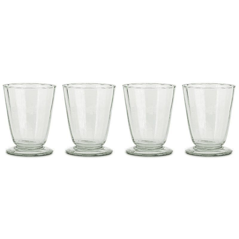Minati Set of 4 Tumblers, Clear