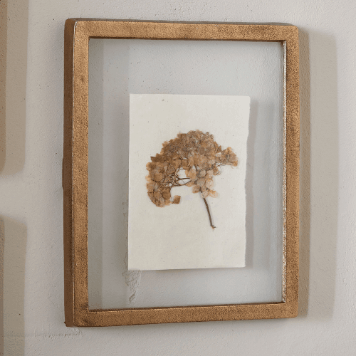 Image showing the Jahala Wall Hung Photo Frame, Antique Brass product.