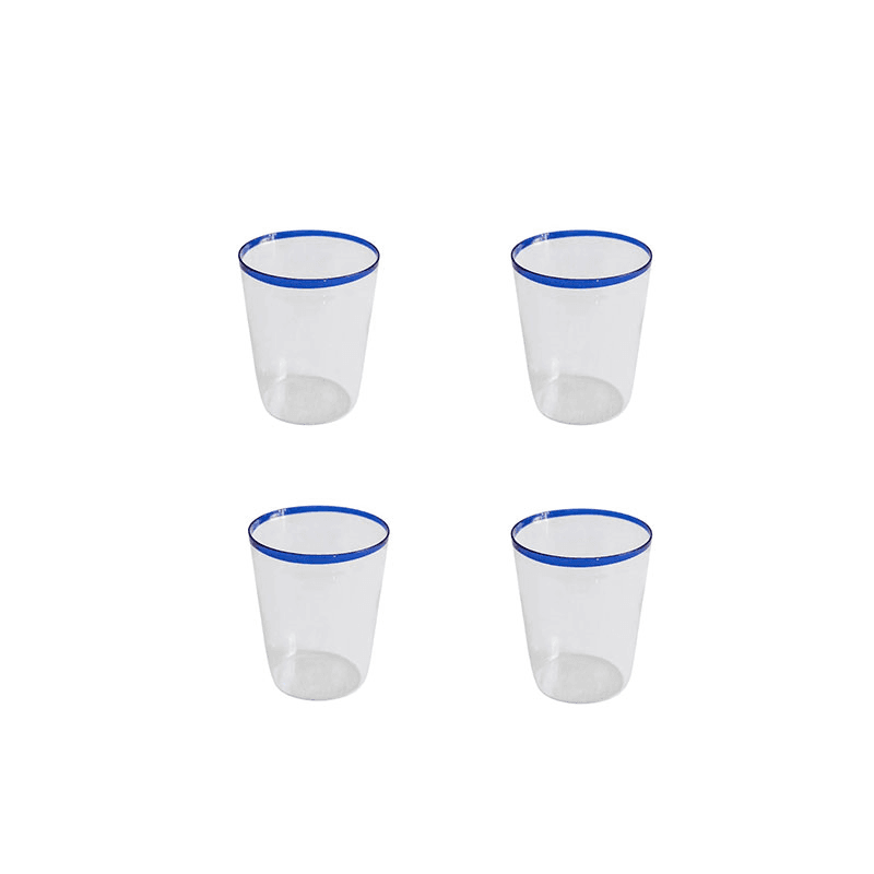 Set of 4 Tumblers, Sea Blue