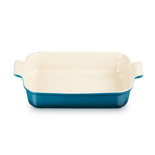 Image showing the Stoneware Rectangular dish, 3.85L, Deep Teal product.