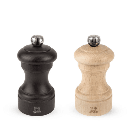 Image showing the Peugeot Bistro Duo Salt & Pepper Mills, 10cm, Choc product.