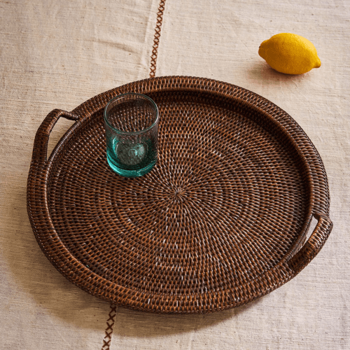 Image showing the Inle Rattan Tray product.