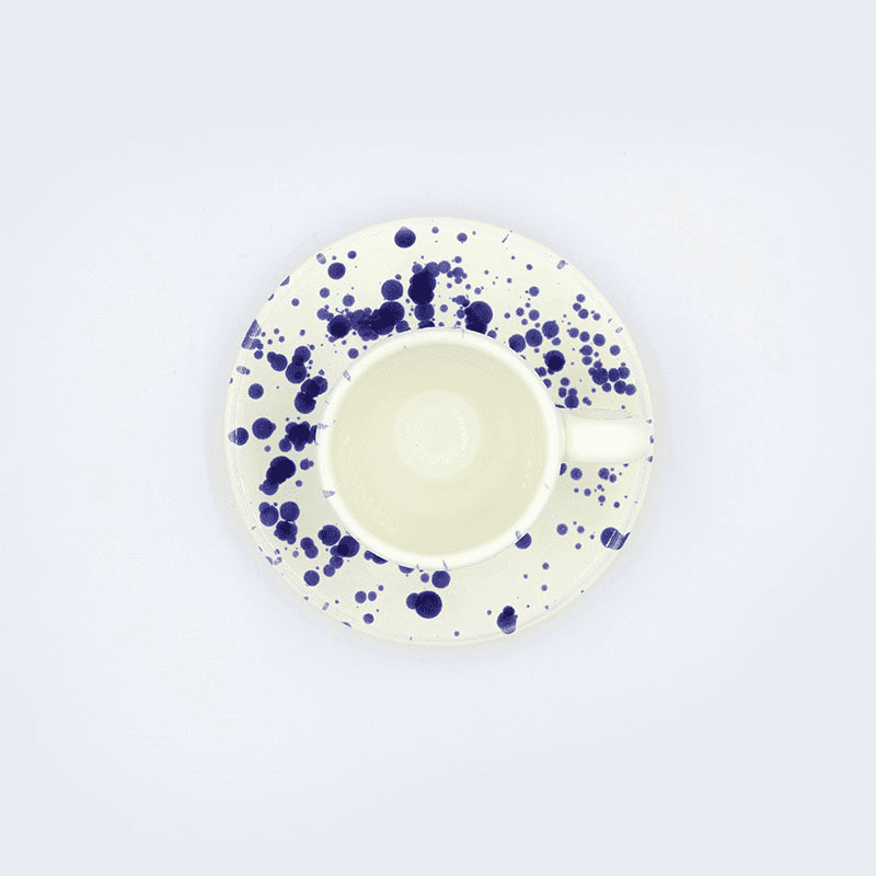 Splatter Espresso Cup & Saucer