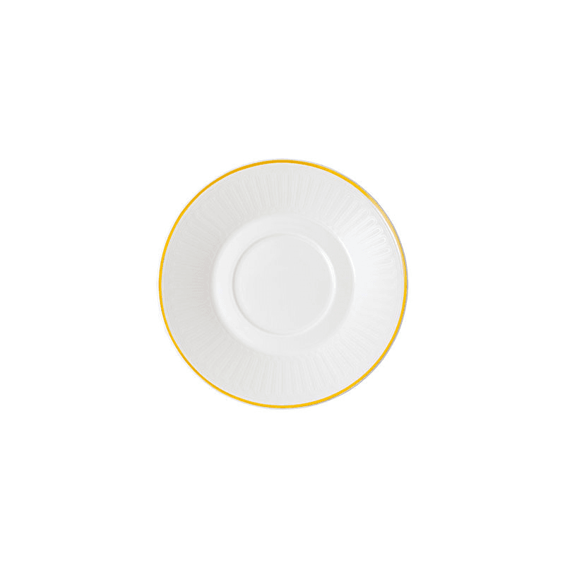 Chateau Septfontaines Coffee Cup Saucer, White