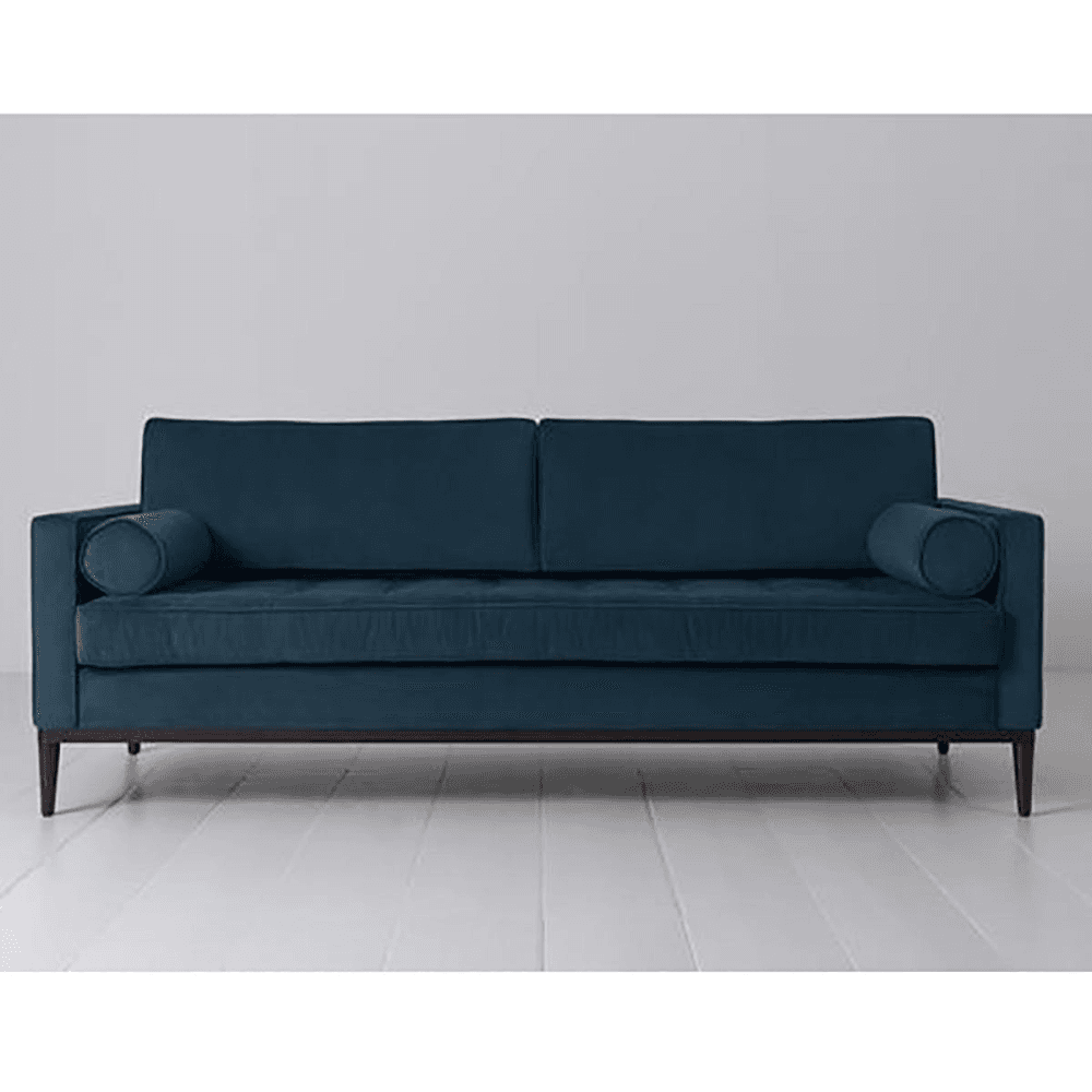 Model 02 Velvet Sofa, Teal