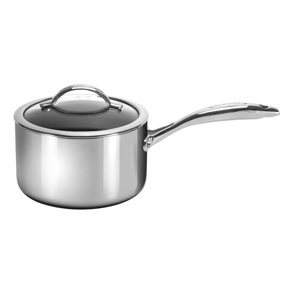 HaptIQ Saucepan with lid, Dia18cm, Metallic