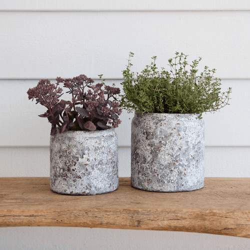 Image showing the Withington Plant pot, Blue/Grey product.