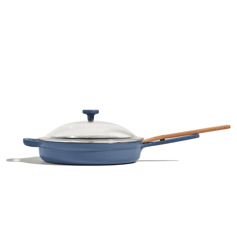 Cast Iron Always Pan, Blue Salt