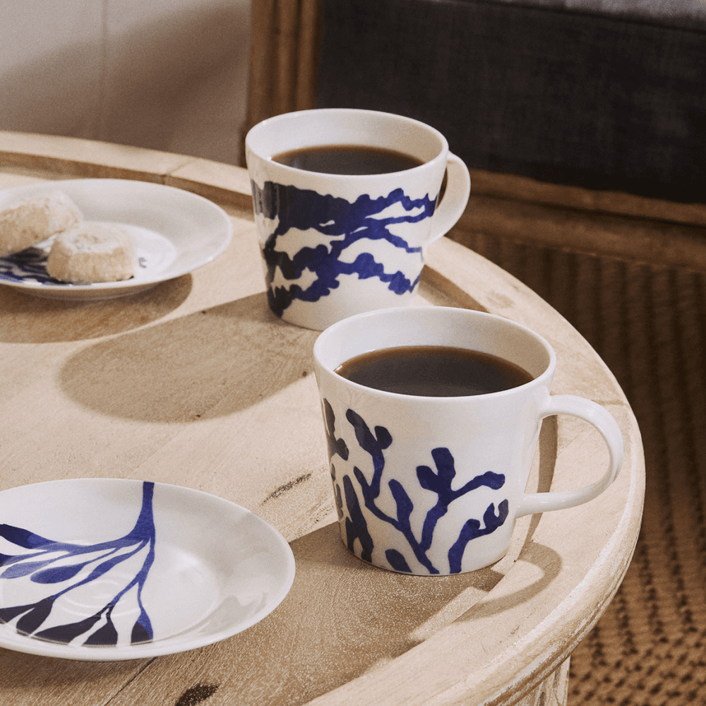 Pacific Set of 4 Mugs, Blue
