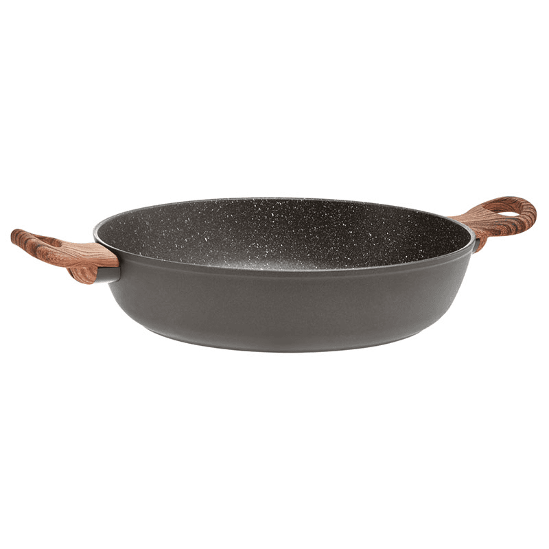 Rock & Rose Saute Pan, D28cm, Black