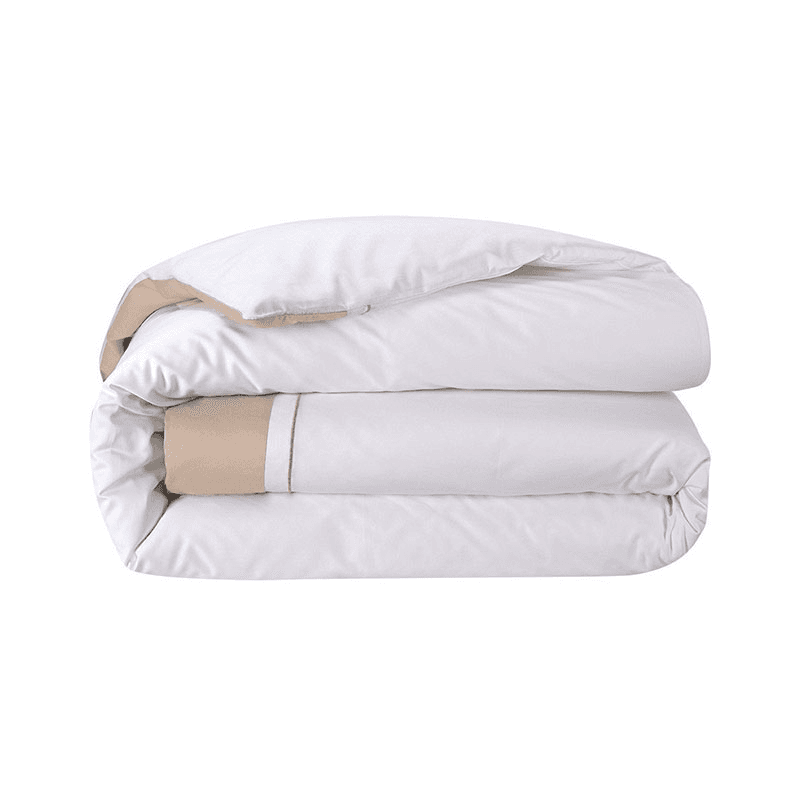 Lutece - 300 Thread Count Egyptian Cotton Sateen King duvet cover, 240 x 220cm, Pierre