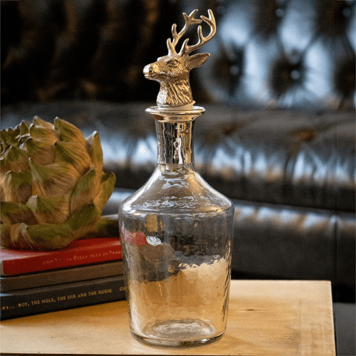 Image showing the Stag Decanter with Stopper, D12.5 x H21cm, Nickel product.