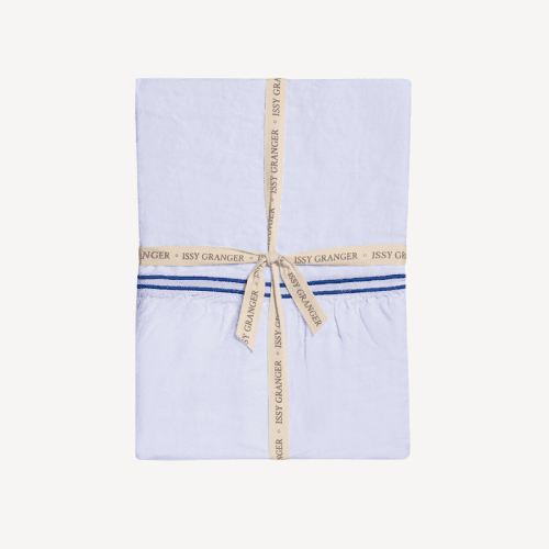 Image showing the Large Linen Tablecloth, 180 x 350cm, White product.