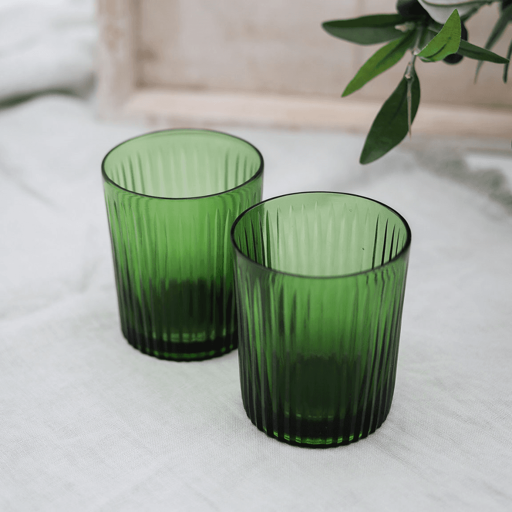 Emerald Set of 2 Tumblers, Green