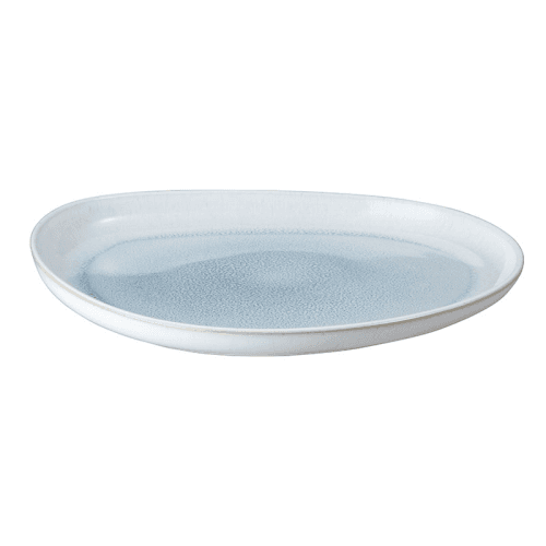 Image showing the Kiln Blue Organic Platter, L30 x W27cm product.