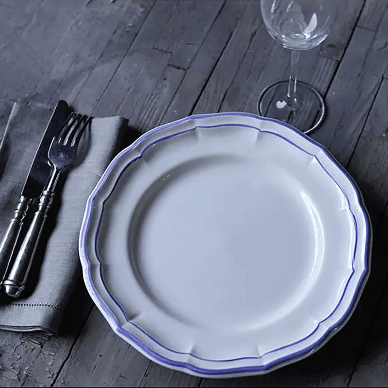 Filet Set of 4 Dinner Plates, Bleu