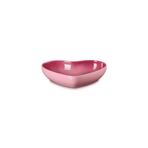 Image showing the Stoneware Le Creuset Stoneware Heart Bowl 20cm Rose Quartz, Rose Quartz product.