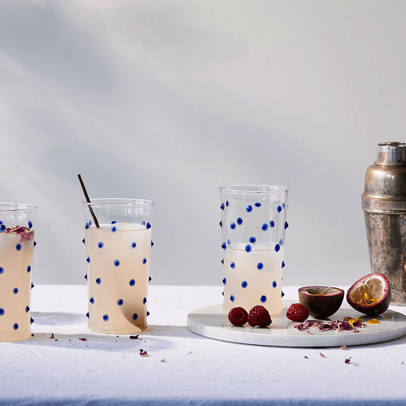 Pom Highball Glass, 350ml, Blue