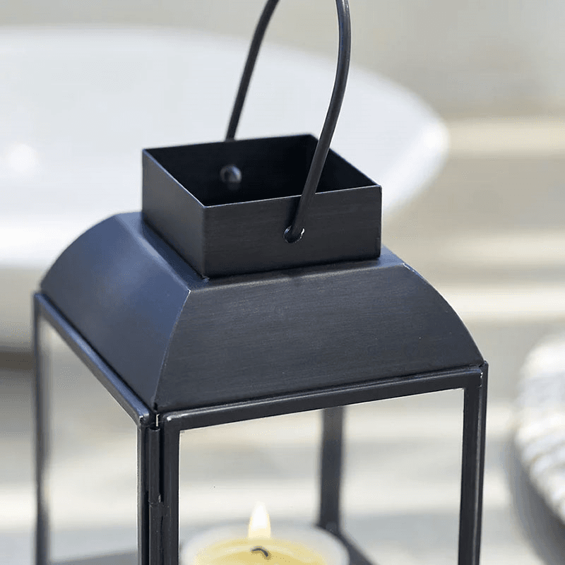 Westport Lantern, H11cm, Grey