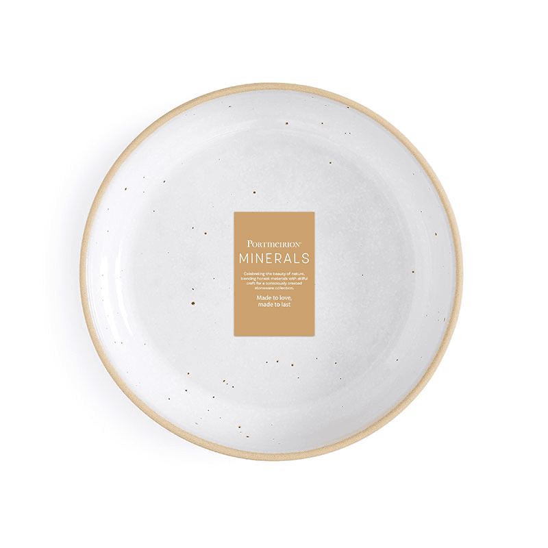 Minerals Set of 4 Low Bowls, Moonstone